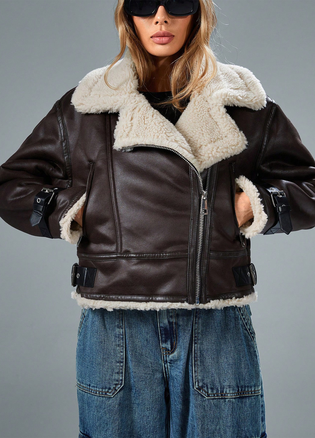 Дубленка SHEIN (342382581)