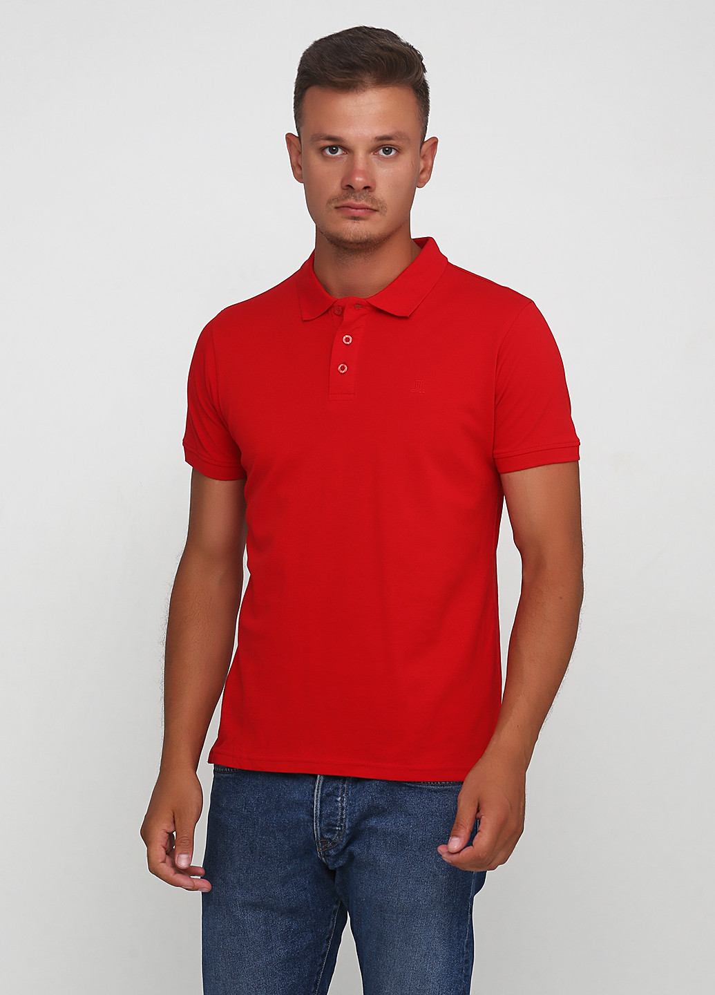 Красная футболка-поло для мужчин Torrent однотонная