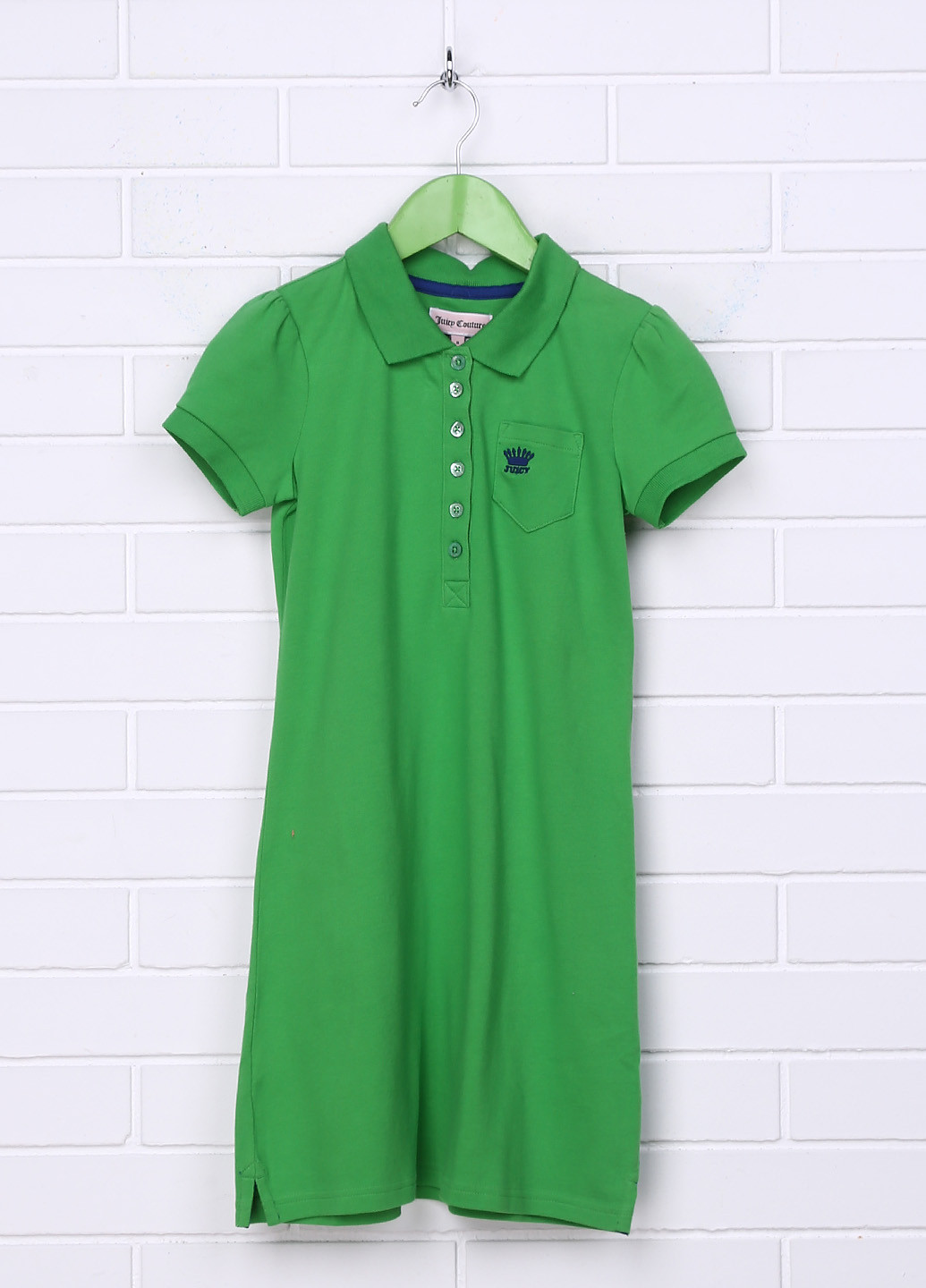 Зеленое кэжуал платье Juicy Couture однотонное