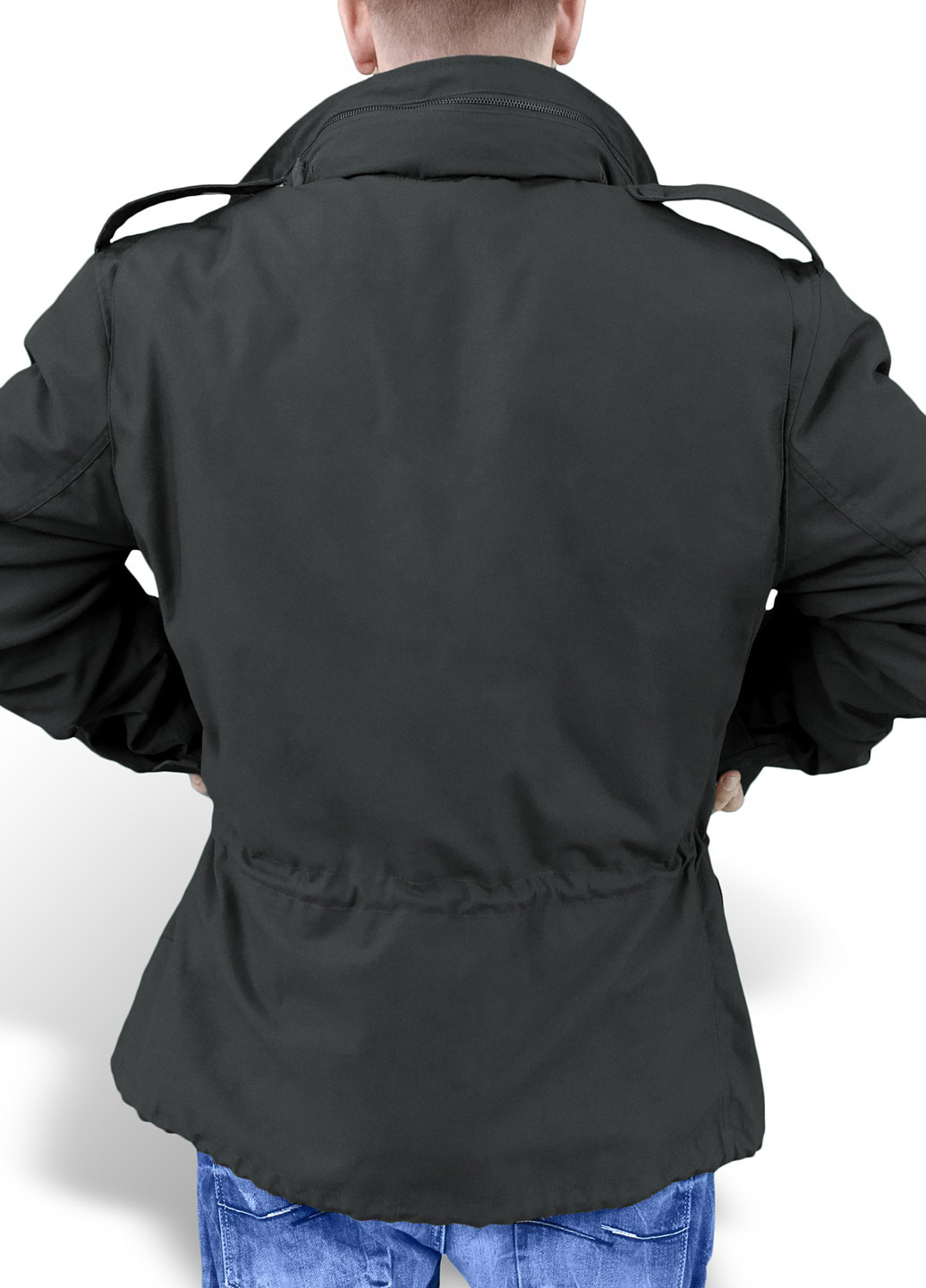 Чорна демісезонна куртка Surplus