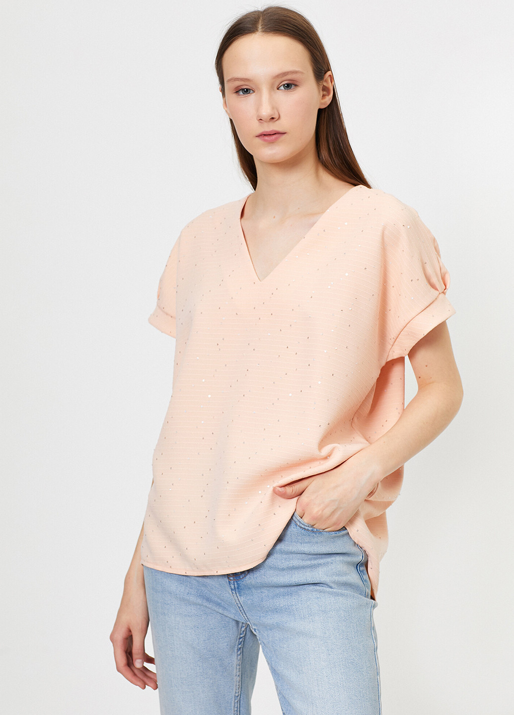 Пудрова блуза KOTON