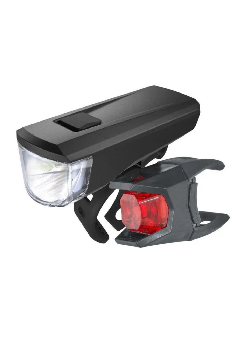 Набір велосипедний передня фара та задня мигалка велофара світло освітлення 3 режими роботи живлення від батарейок (22415-Нов) Unbranded (253649822)