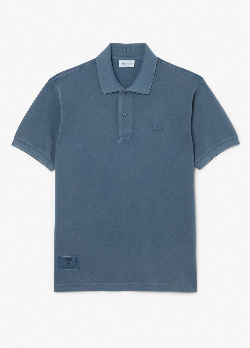 Голубой футболка-поло для мужчин Lacoste варенка