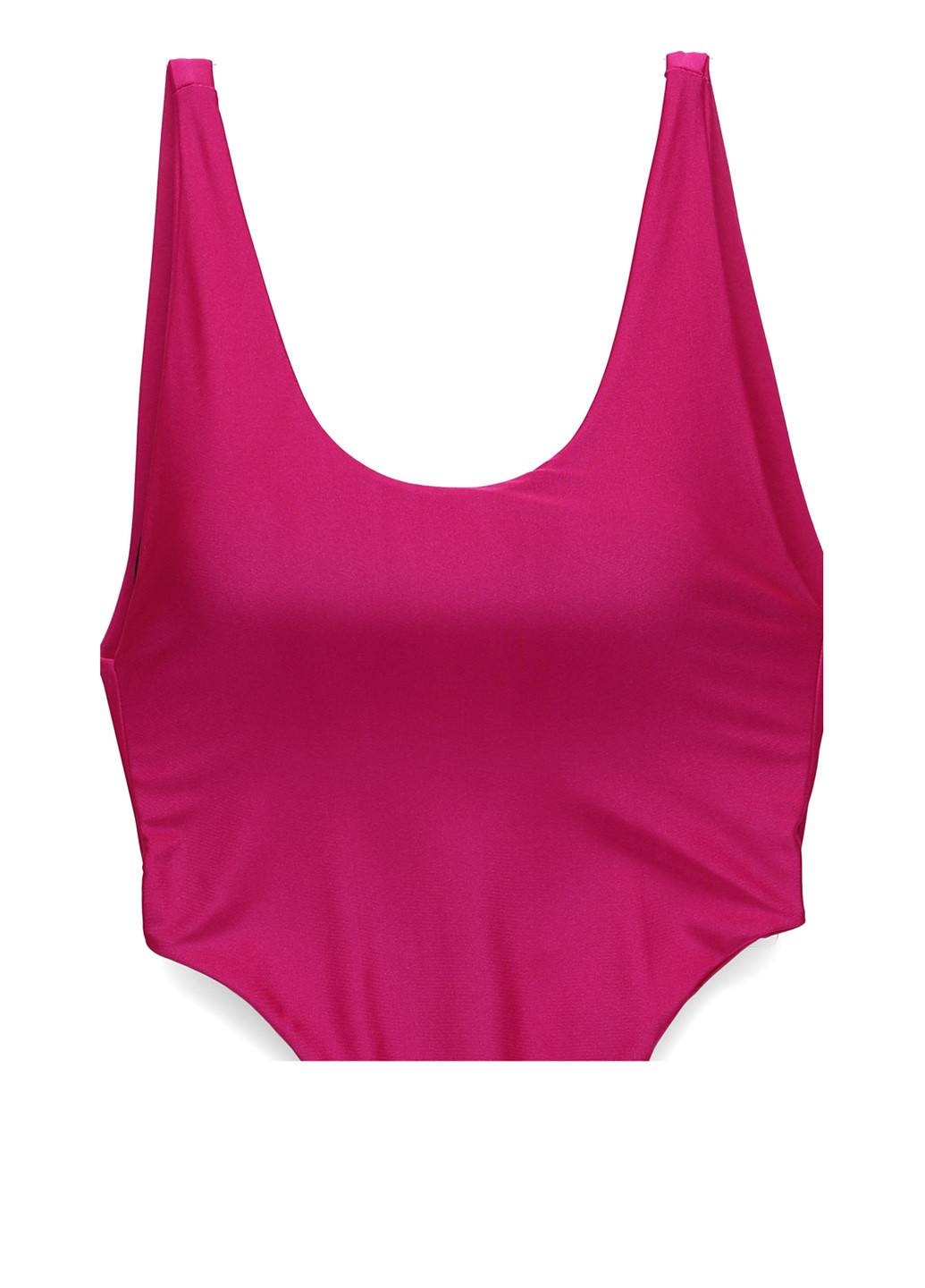 Малиновый летний купальник слитный Nasty Gal