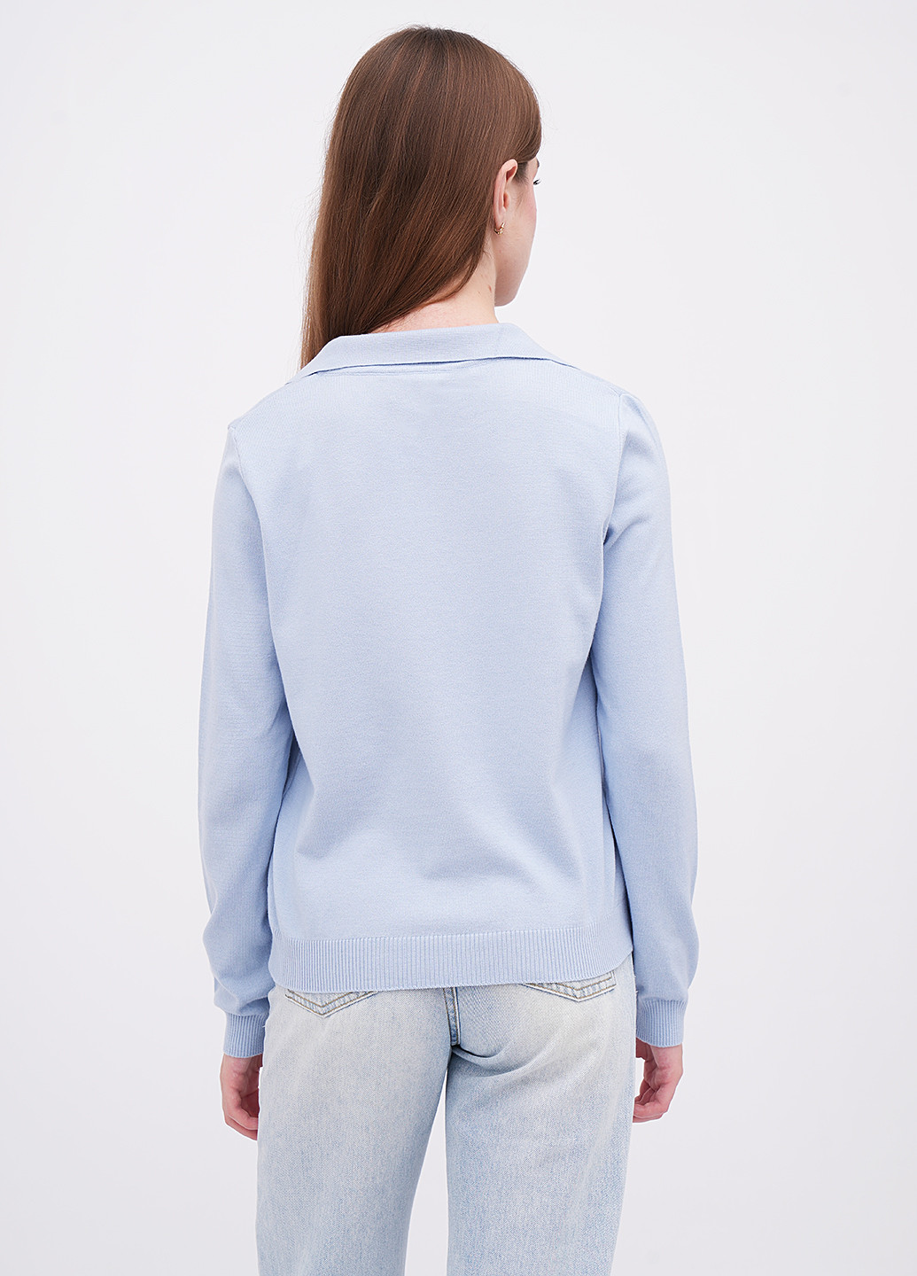 Світло-блакитний демісезонний светр EQUILIBRI