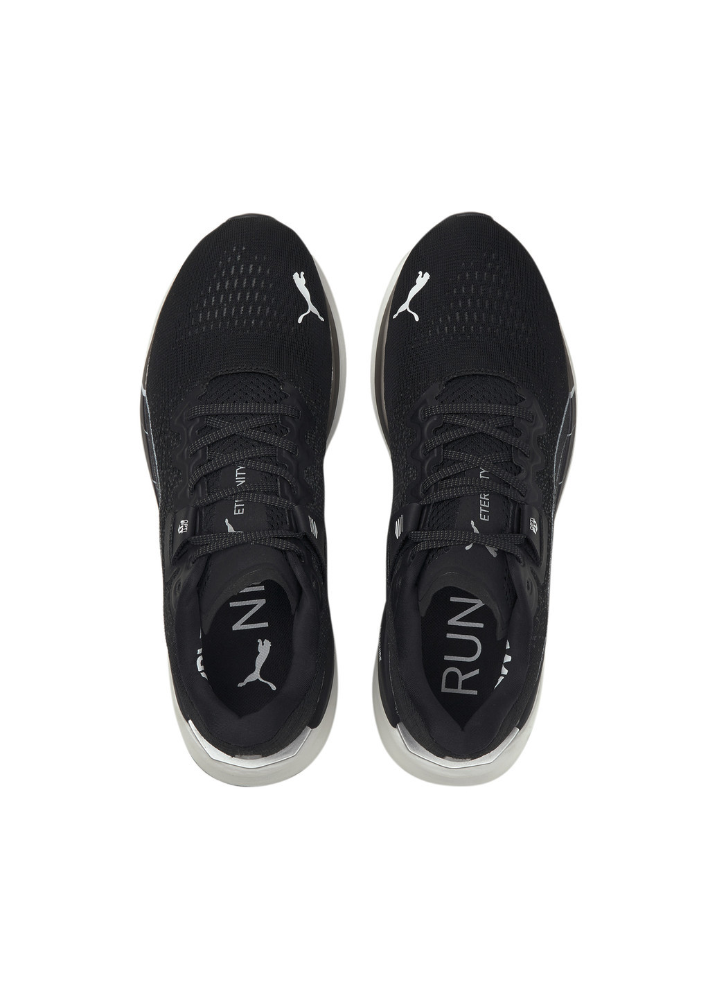 Чорні всесезон кросівки eternity nitro men's running shoes Puma