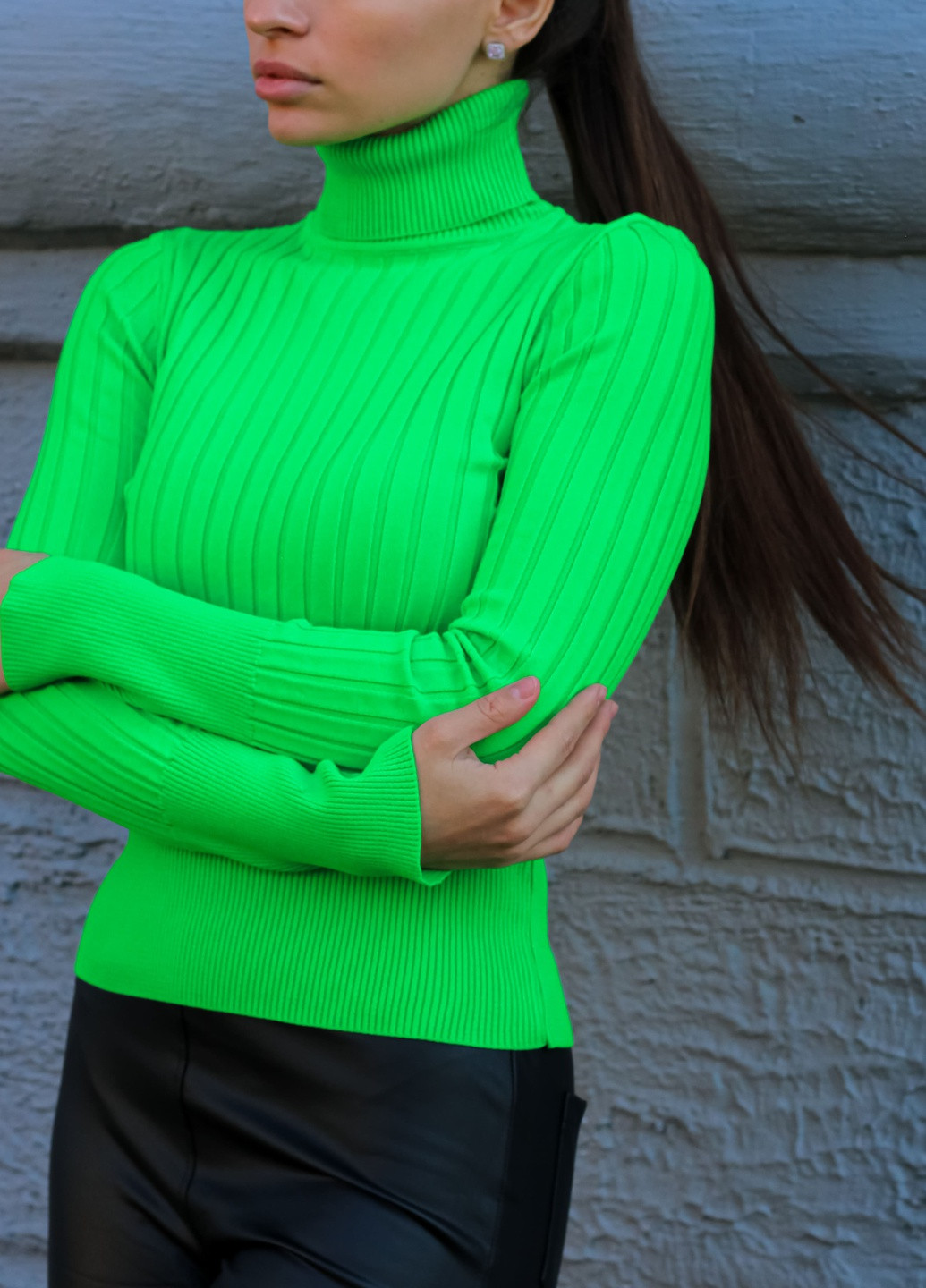 Гольф жіночий чорний Avrile (255065655)