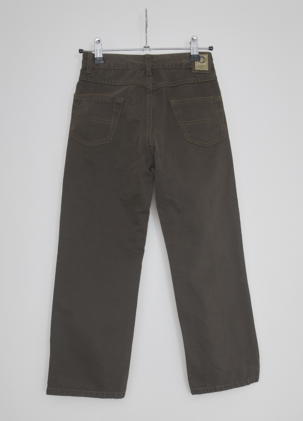 Темно-коричневые демисезонные прямые джинсы Murphy & Nye
