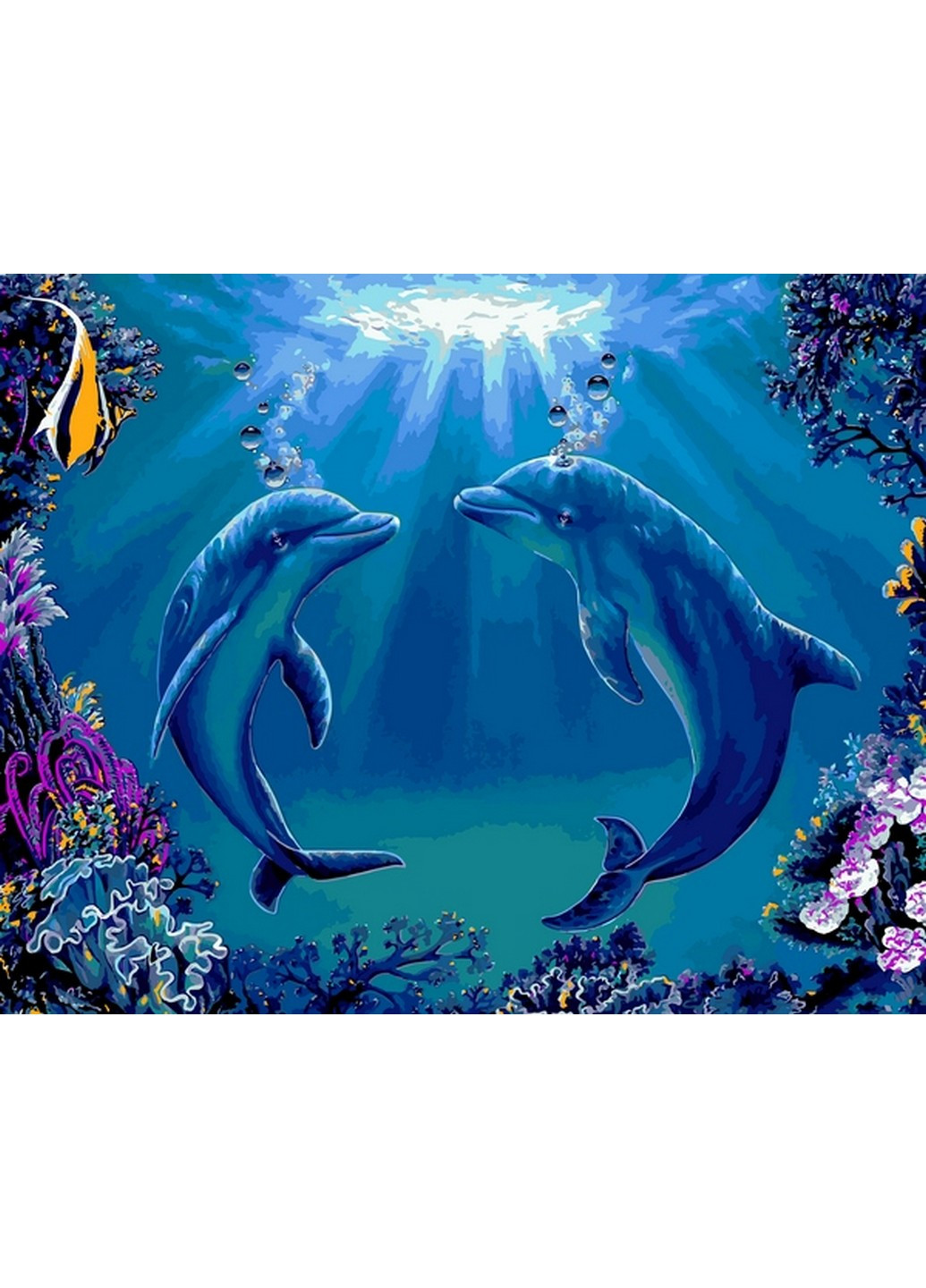 Картина по номерам Танец дельфинов Babylon комбинированные