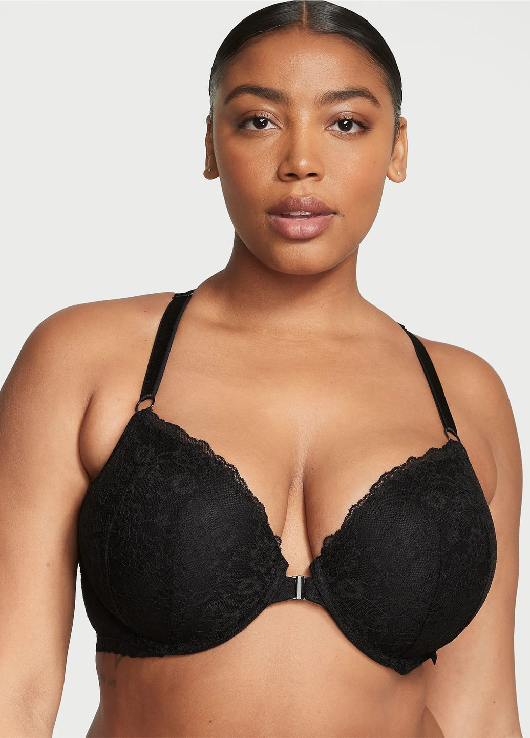 Черный демисезонный комплект (бюстгальтер, трусики) Victoria's Secret