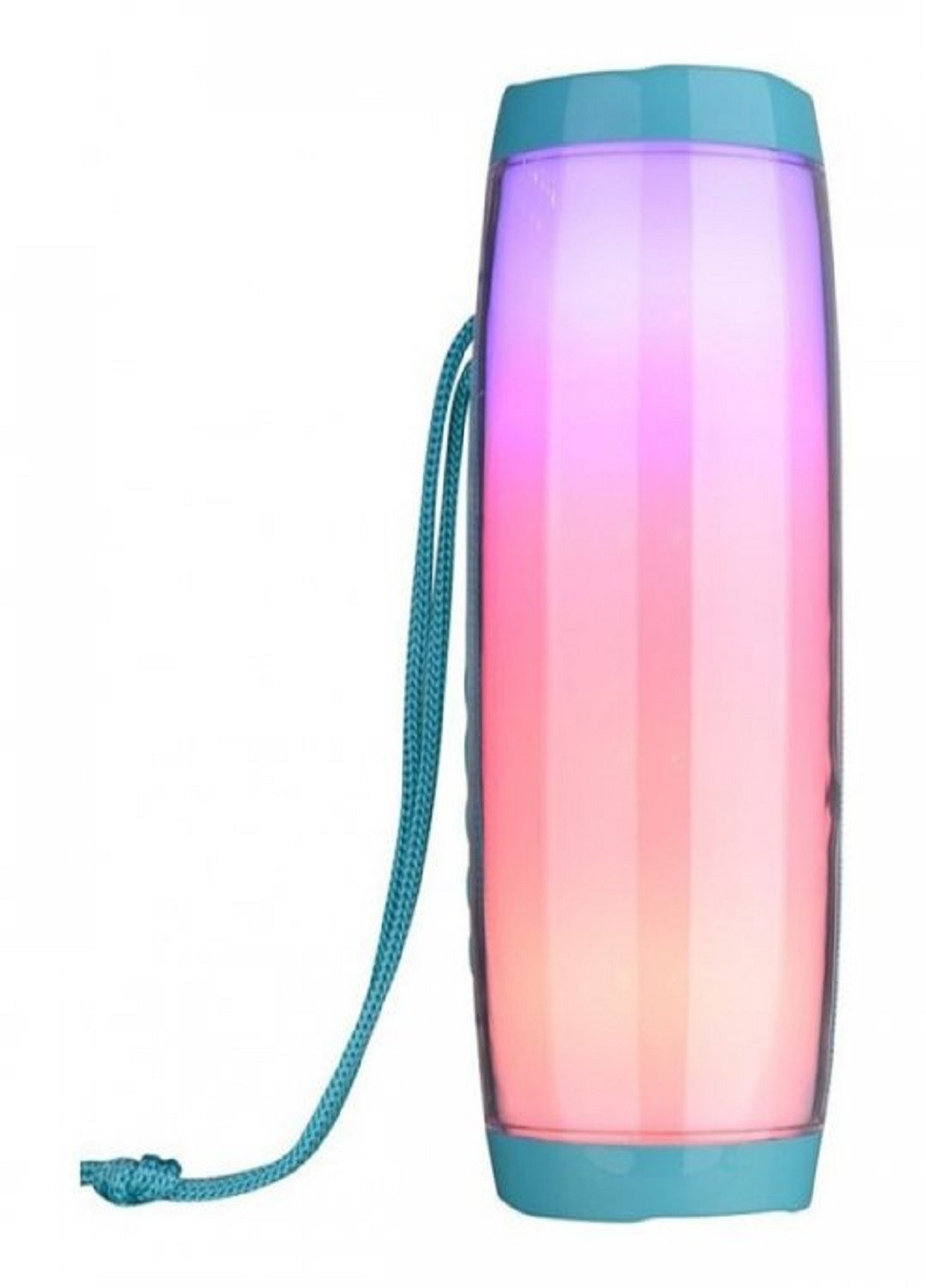 Портативная bluetooth колонка влагостойкая TG-157 Pulse с разноцветной подсветкой Бирюзовая VTech (252821521)