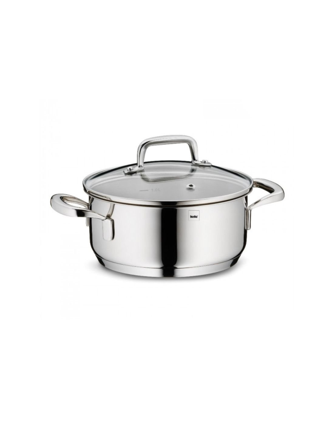 Кастрюля со стеклянной крышкой Flavoria 10171 1.2 л 16 см Kela (253542458)