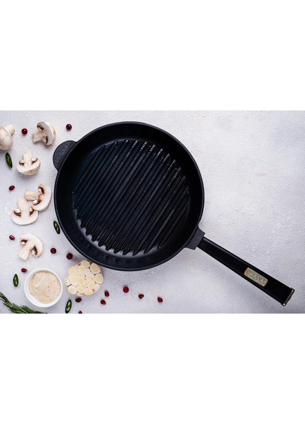 Сковорода-гриль Optima-Black O2440G-P1 24 см Brizoll (254703067)