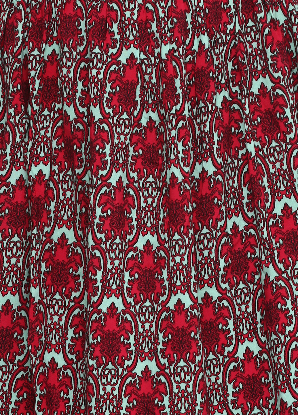Фуксиновое (цвета Фуксия) кэжуал платье клеш Sassofono с геометрическим узором