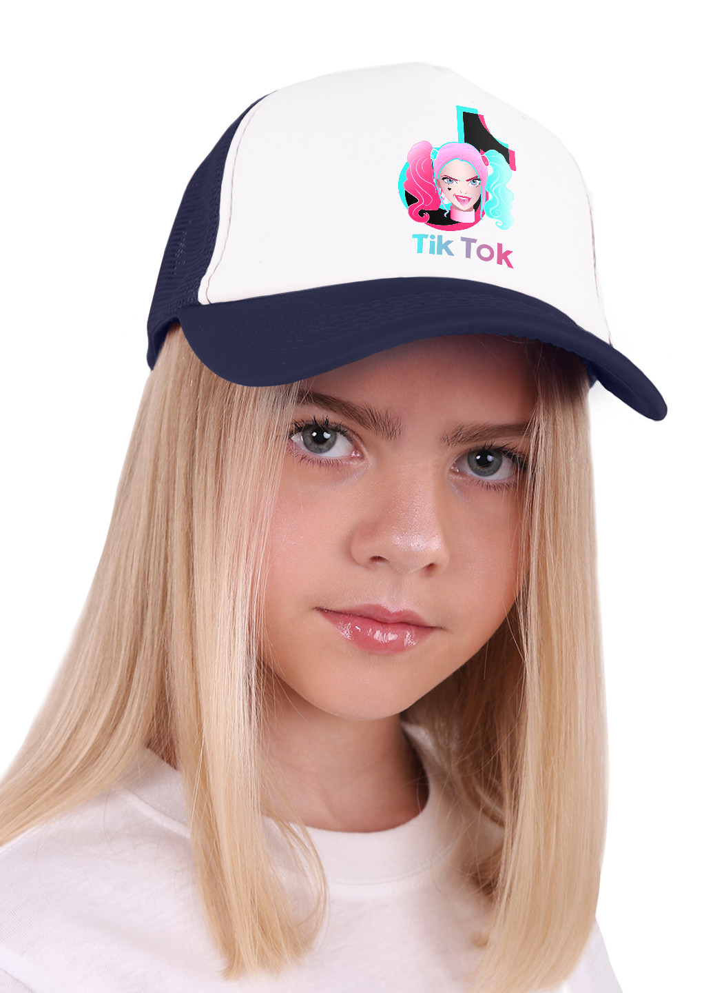 Кепка Тракер дитяча Харлі Квінн (Куінн) ТікТок (Harley Quinn TikTok) (33404-1646) MobiPrint (220824461)