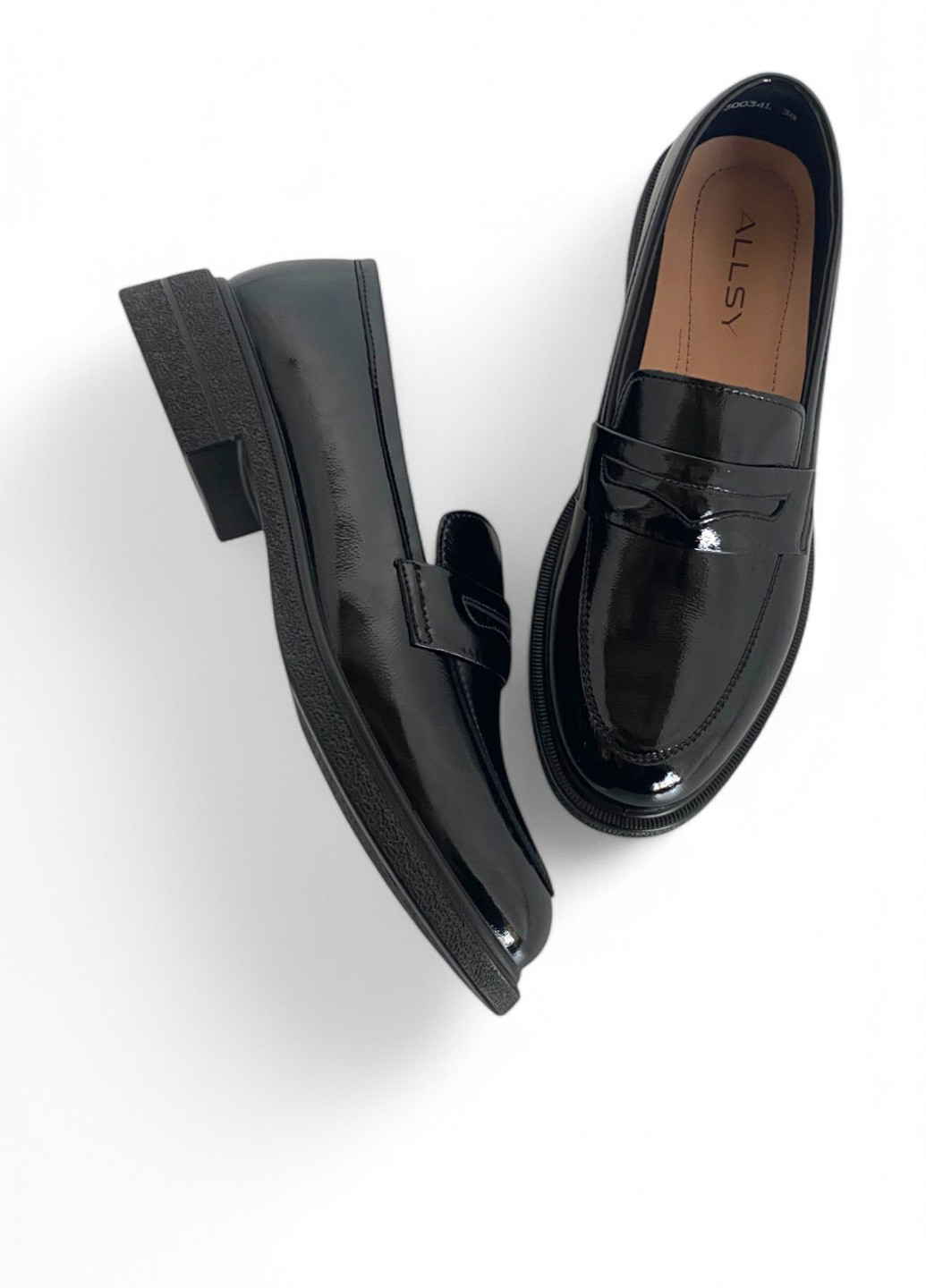 Lonza Туфли лоферы черный з натуральная кожа, украина — демисезон (323583086)