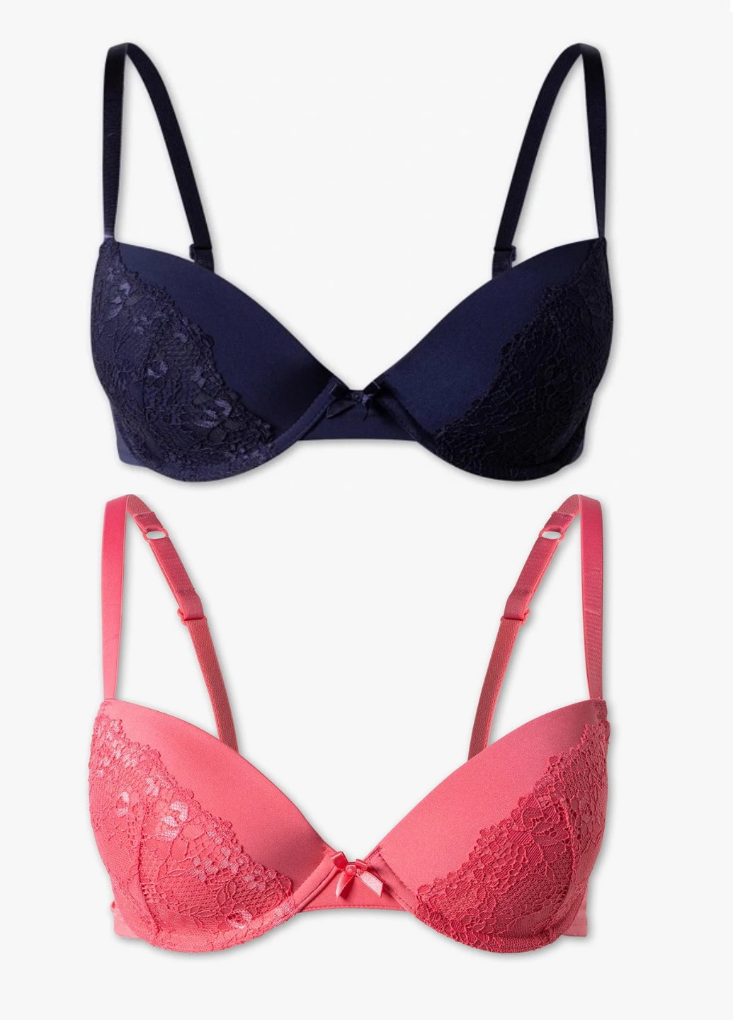 Комбінований бюстгальтер (2 шт.) C&A з кісточками поліамід