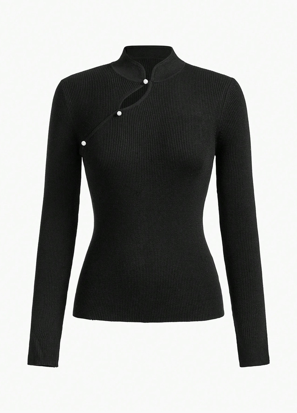 Чорний демісезонний светр SHEIN