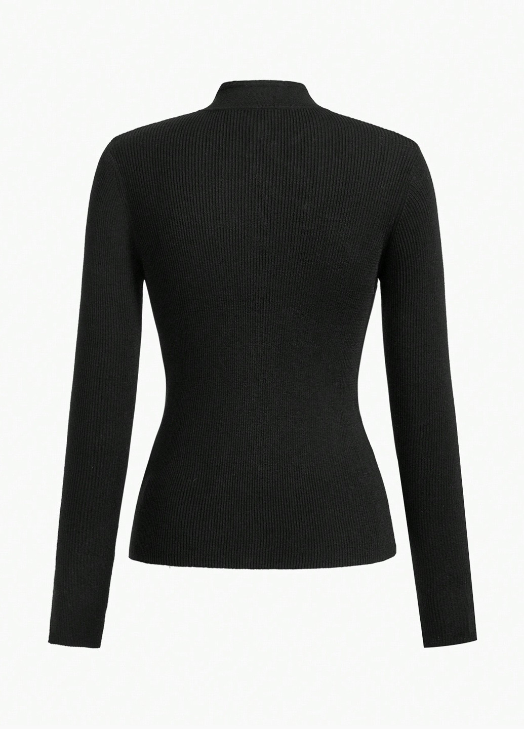 Чорний демісезонний светр SHEIN