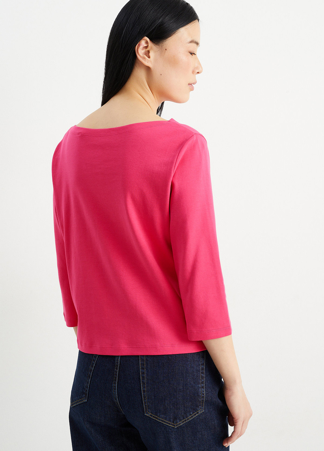 Малиновый демисезонный свитер C&A