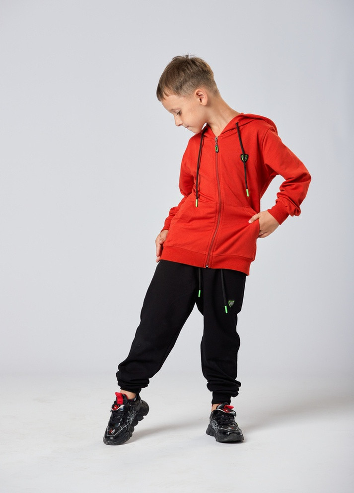 Красный демисезонный спортивный костюм для мальчика Tayfur
