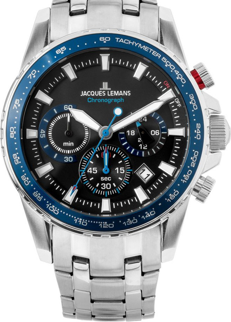 Часы 1-2099E кварцевые спортивные Jacques Lemans (253980717)