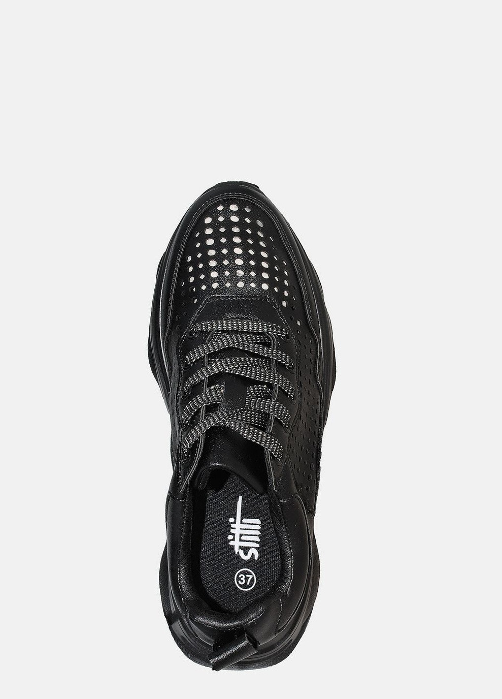 Чорні осінні кросівки st1210-8 black Stilli