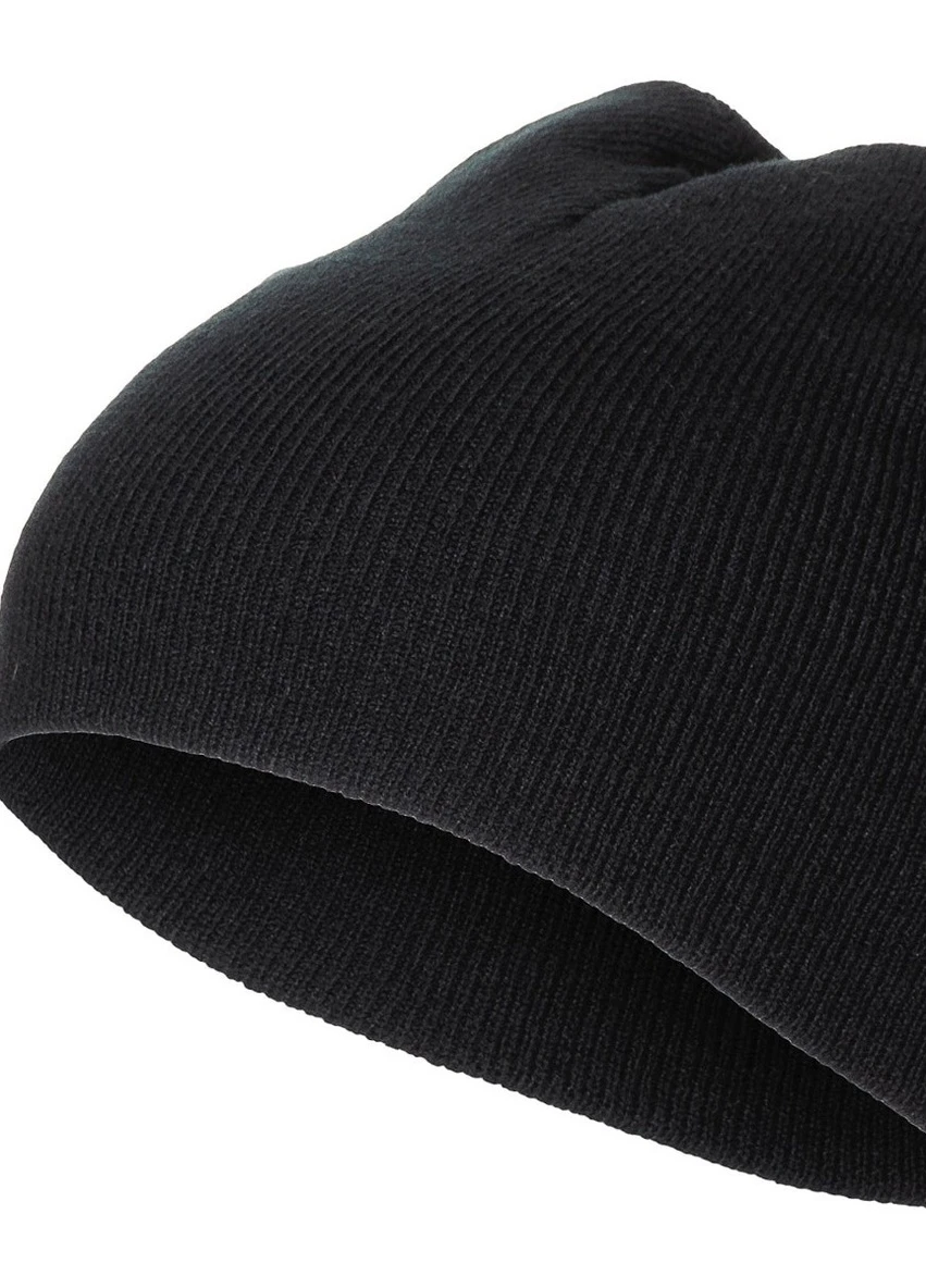 Шапка в'язана Біні ProCompany без одвороту чорного кольору (10925A) Pro Company (256140088)