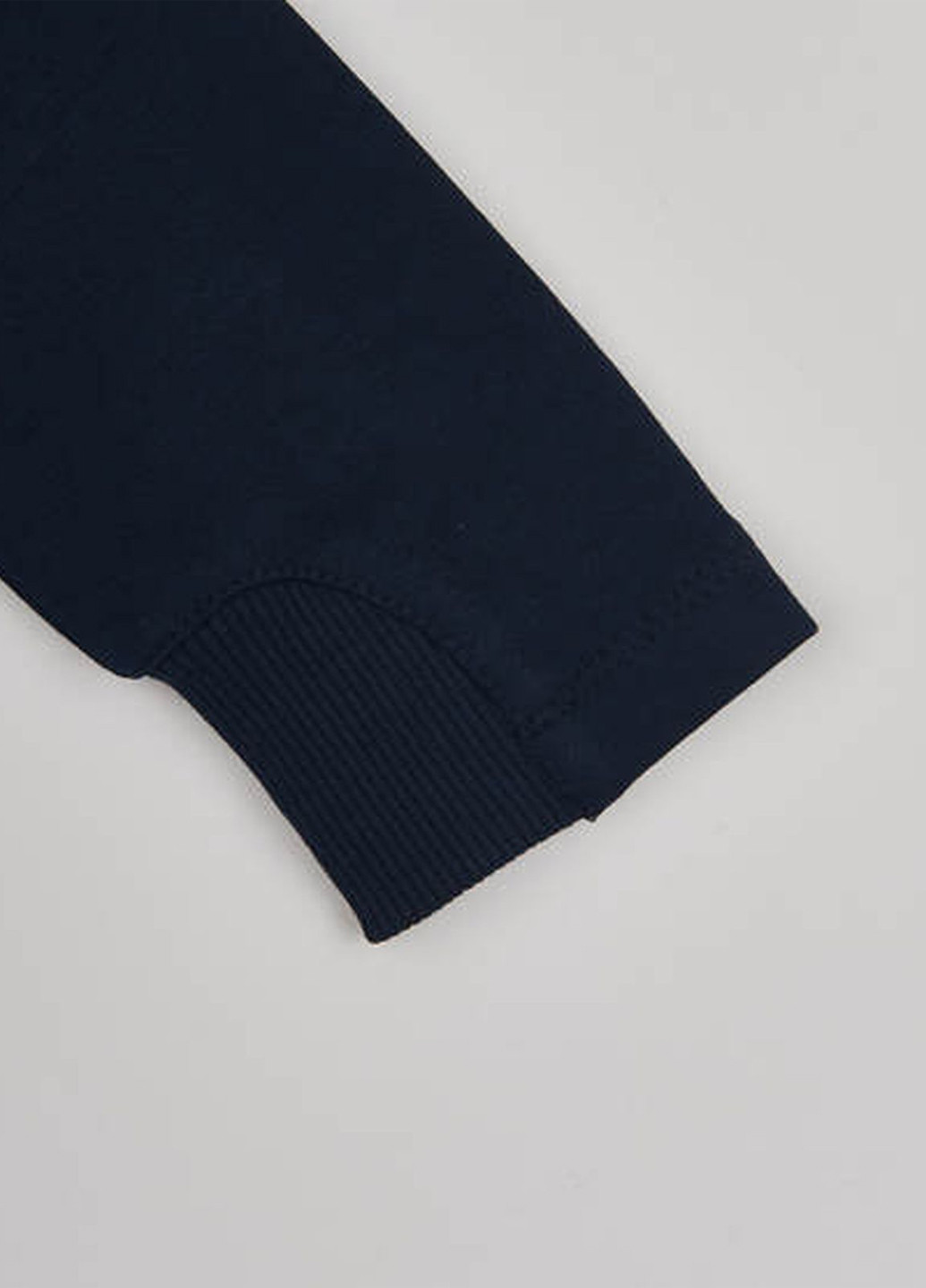 Ляля свитшот однотонный индиго кэжуал хлопок, двунитка