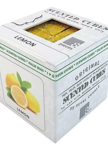 Аромакубики "Лимон" Scented Cubes Lemon 8 шт. Reval Candle (209077264)