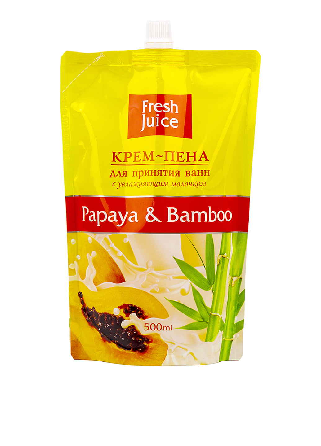Крем-пенка для ванн Папайя и бамбук, 500 мл Fresh Juice (79091452)