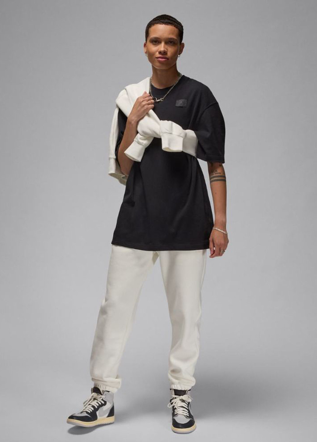 Футболка HM4372-010 Jordan W J SS OS ESSEN TEE 24 - (312622635)