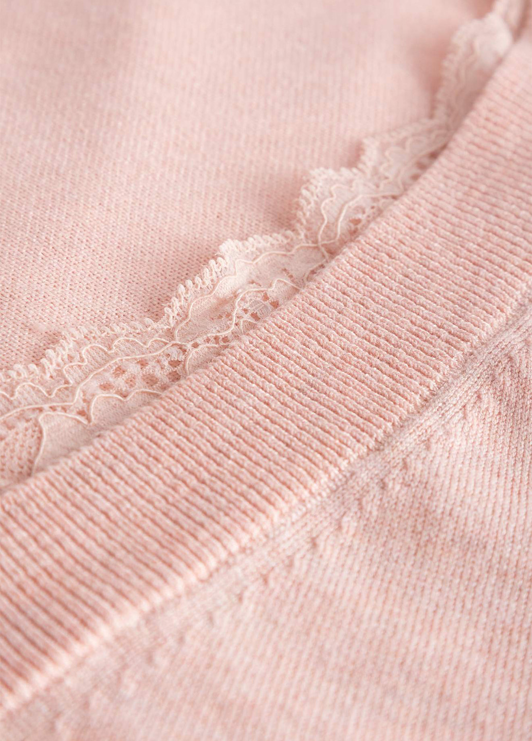 Светло-розовый демисезонный пуловер пуловер Orsay