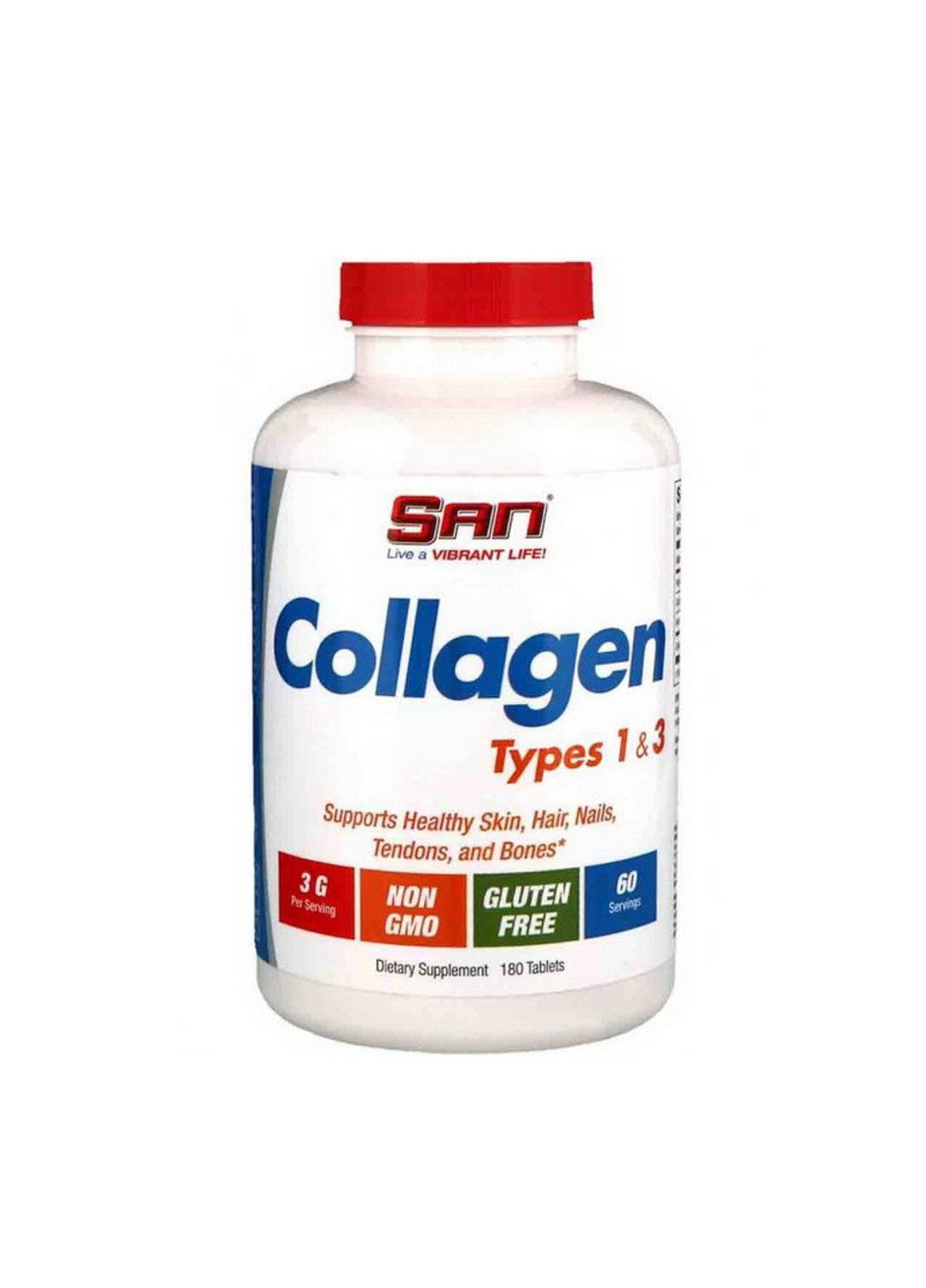 Коллаген Collagen Types 1&3 (180 табл) сан San (255407775)