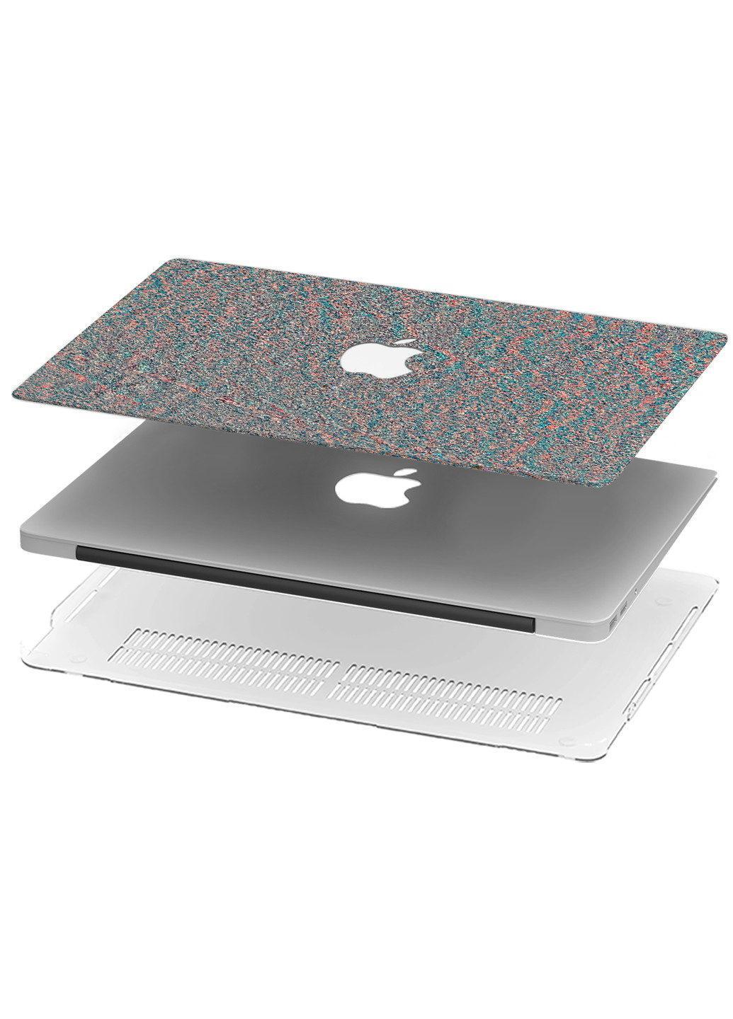 Чехол пластиковый для Apple MacBook Pro Retina 13 A1502 / А1425 Глитч эффект шум (Glitch effect noise) (6352-2397) MobiPrint (218867593)
