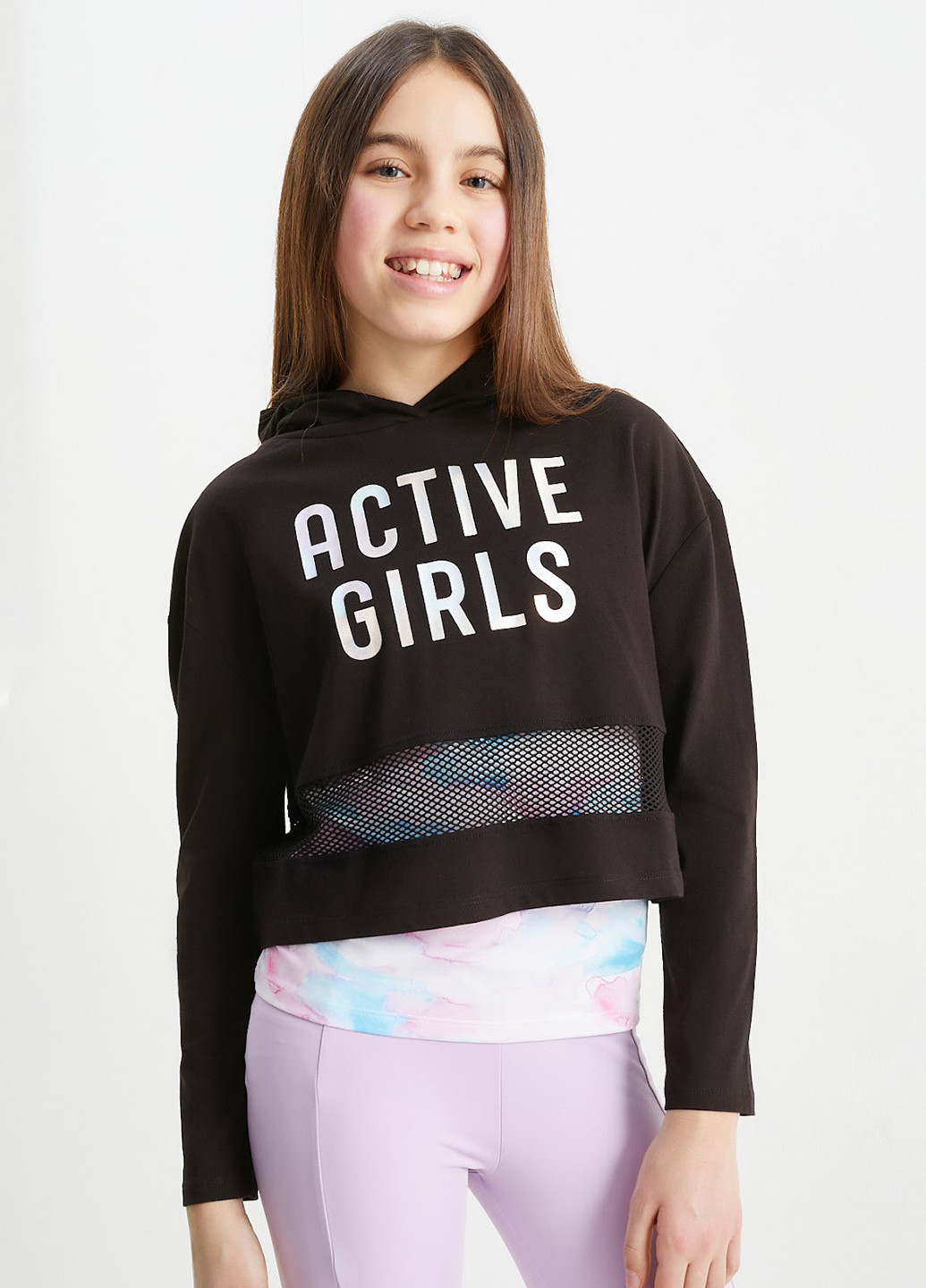 Комбинированный демисезонный комплект (худи, майка) C&A