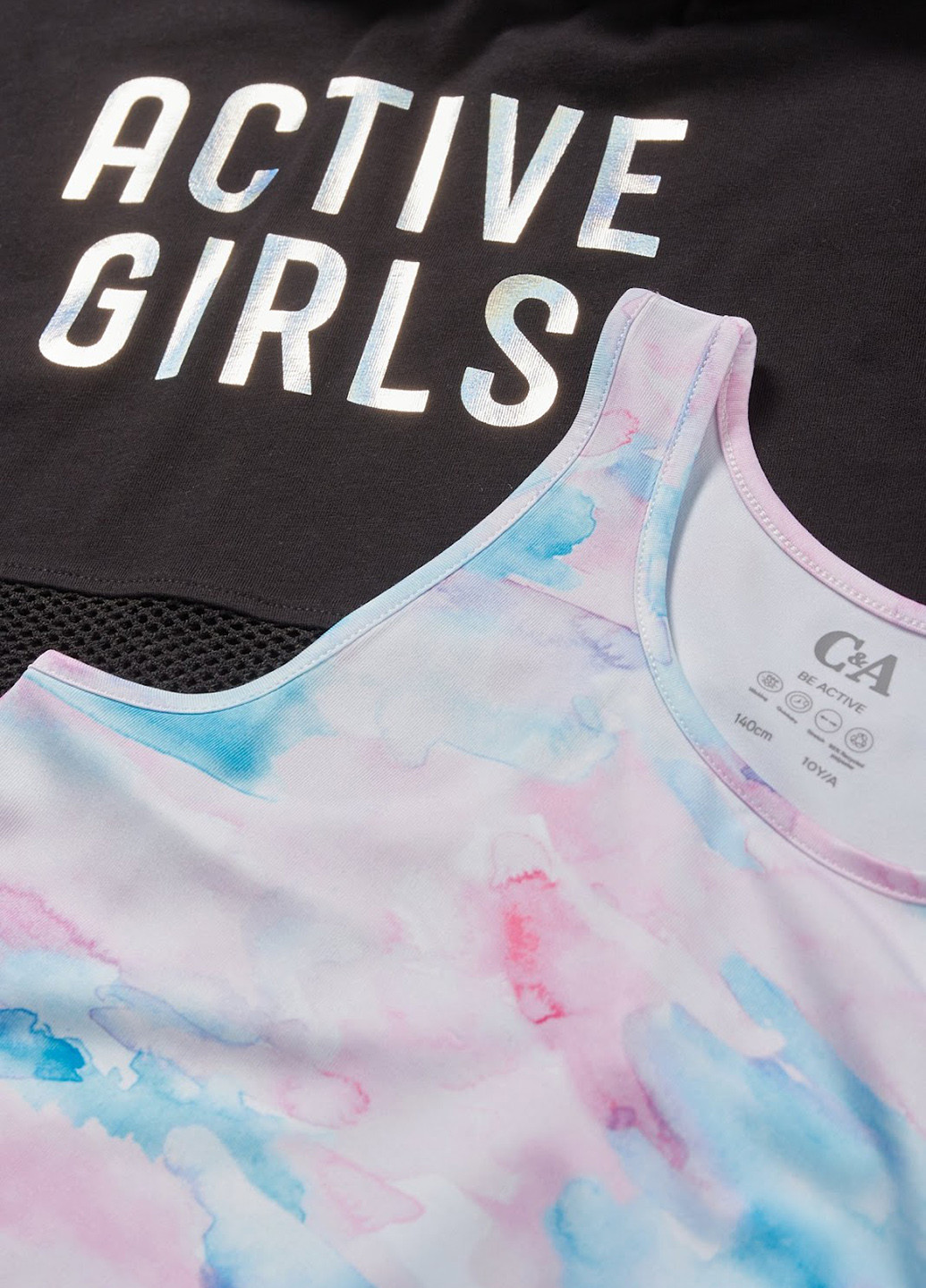 Комбинированный демисезонный комплект (худи, майка) C&A