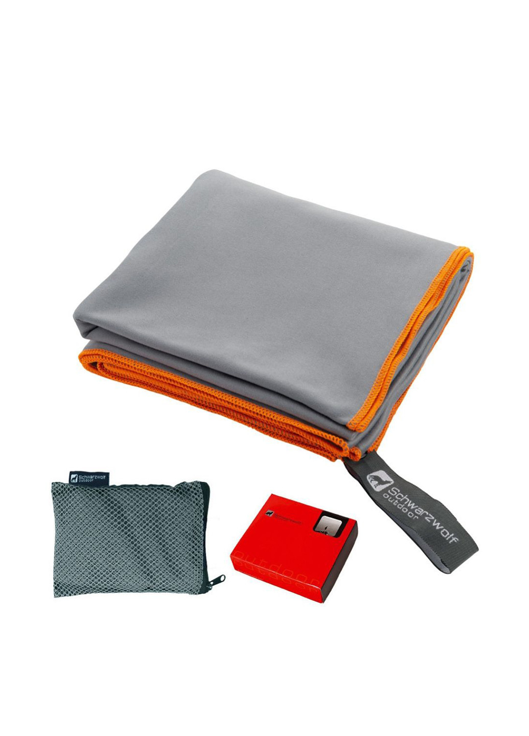 Полотенце Schwarzwolf однотонный серый