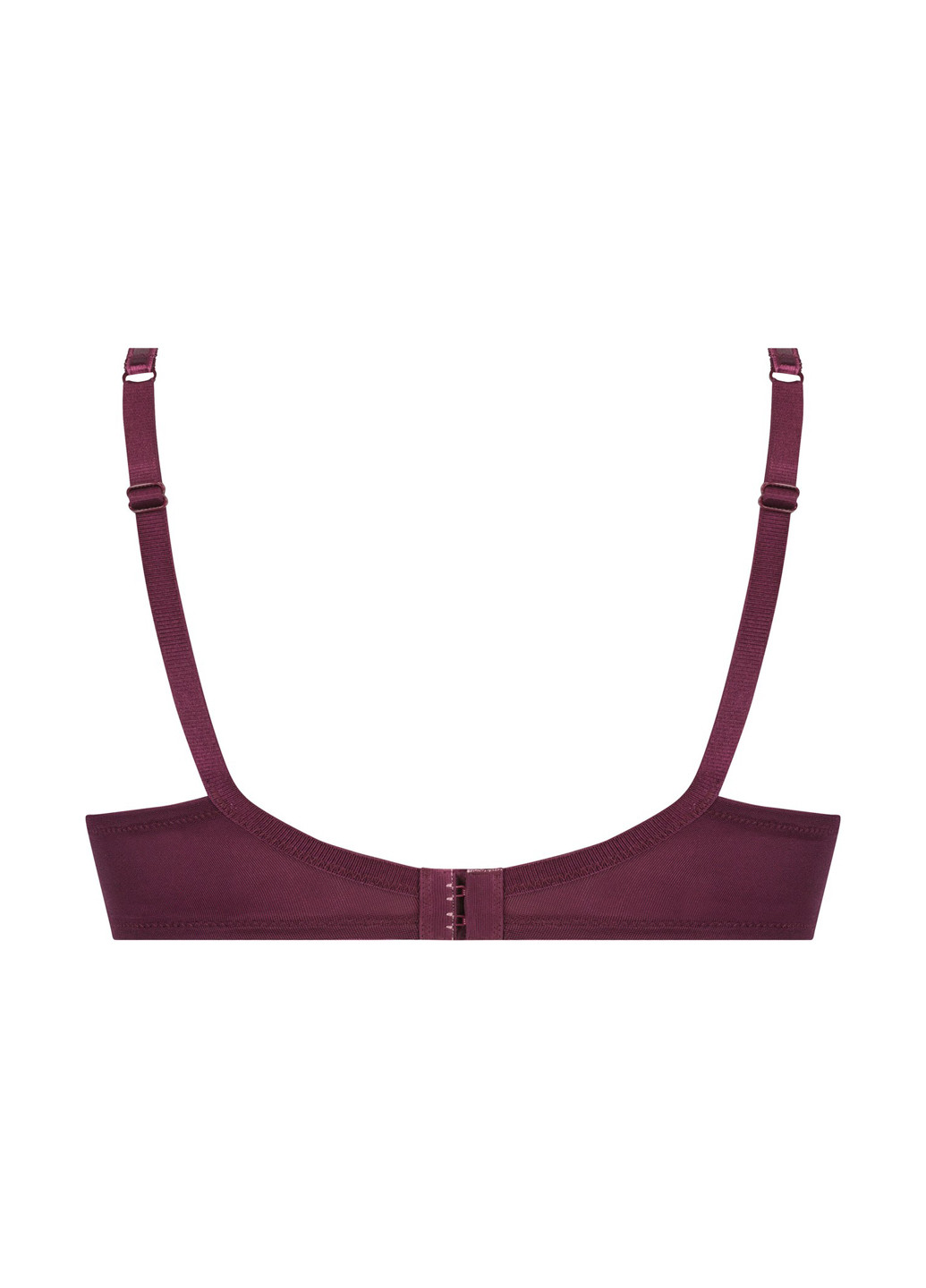 Бордовый балконет бюстгальтер Hunkemoller с косточками полиамид