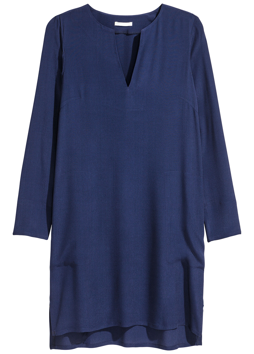 Темно-синя кежуал плаття, сукня а-силует H&M однотонна