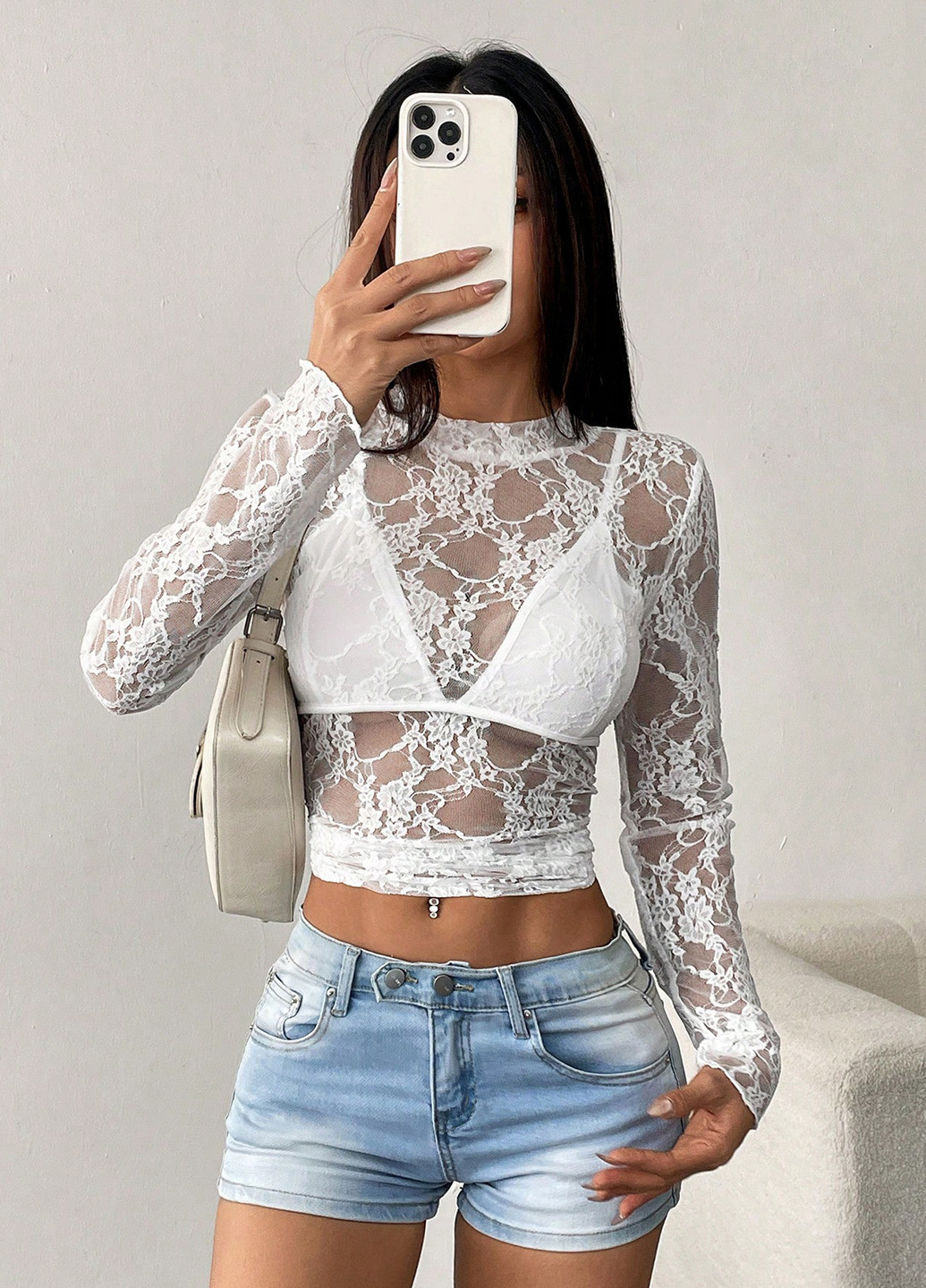 Біла блуза SHEIN