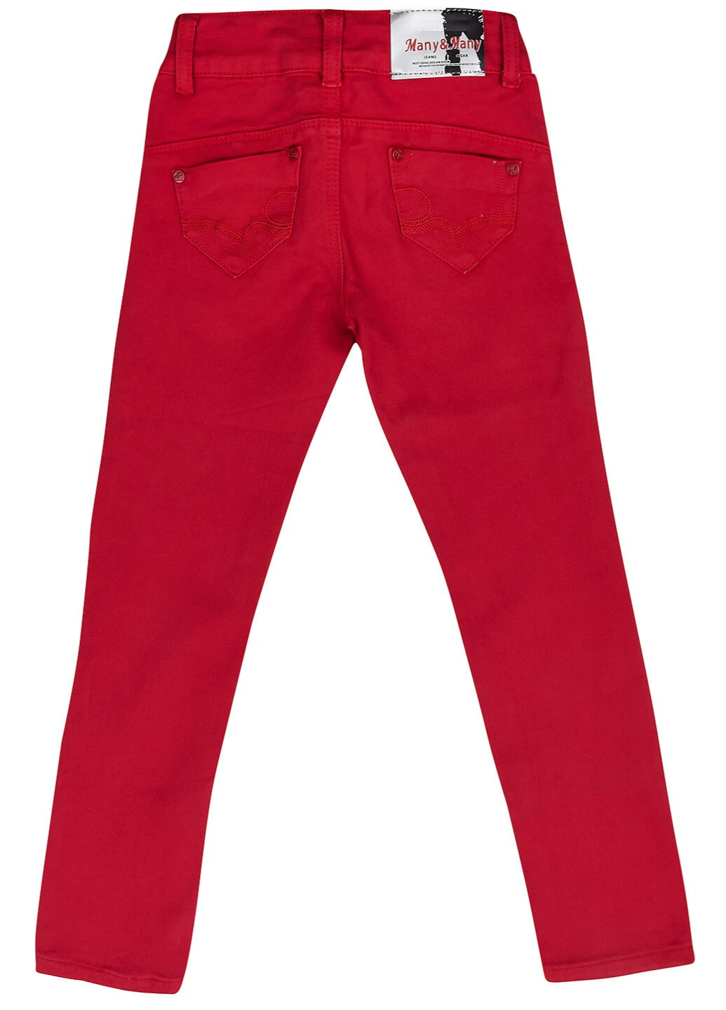 Красные демисезонные джинсы Many&Many
