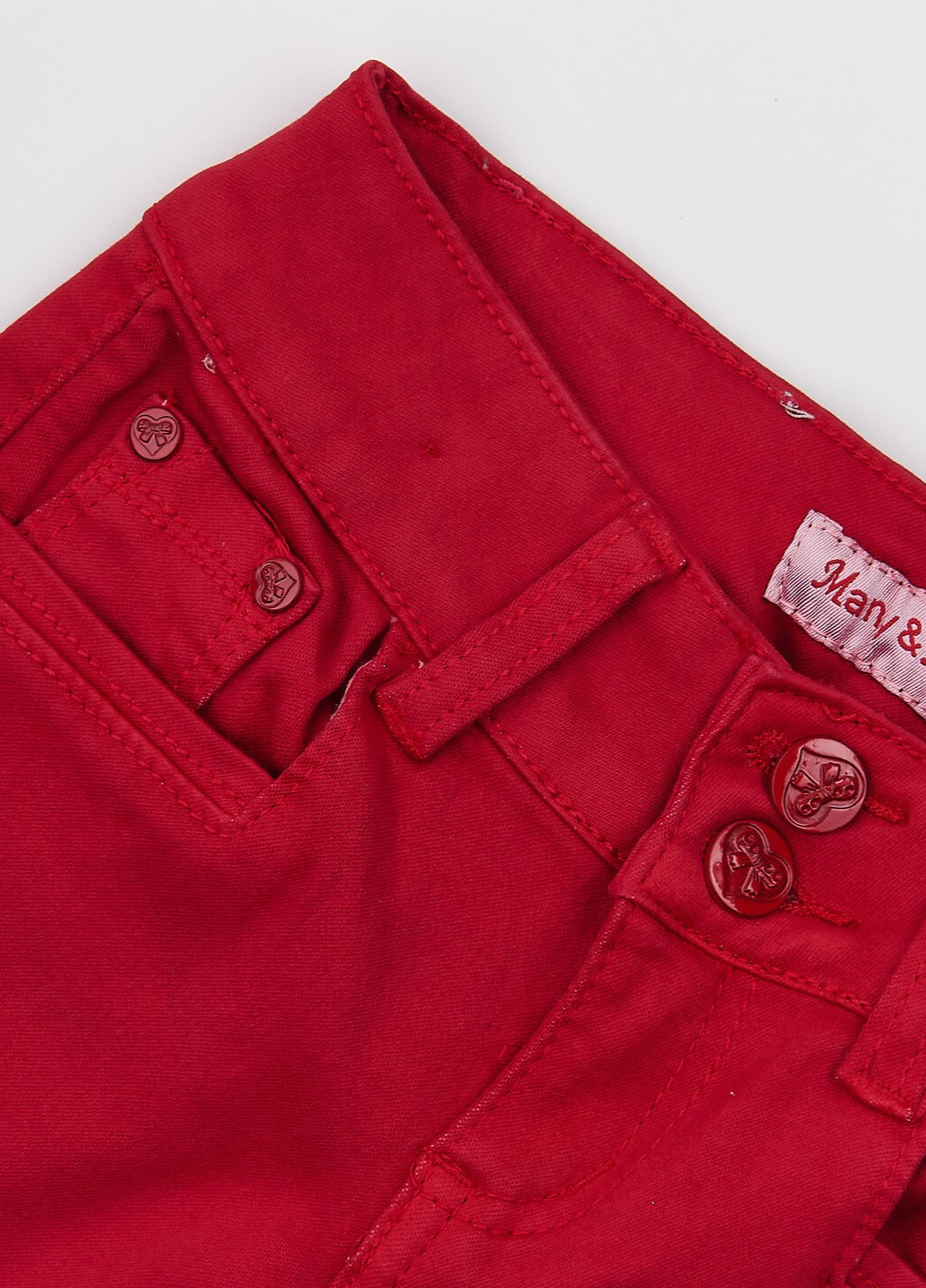 Красные демисезонные джинсы Many&Many