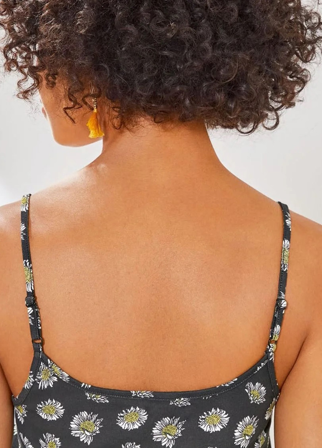 Комбинезон Esmara комбинезон-шорты цветочный чёрный кэжуал хлопок