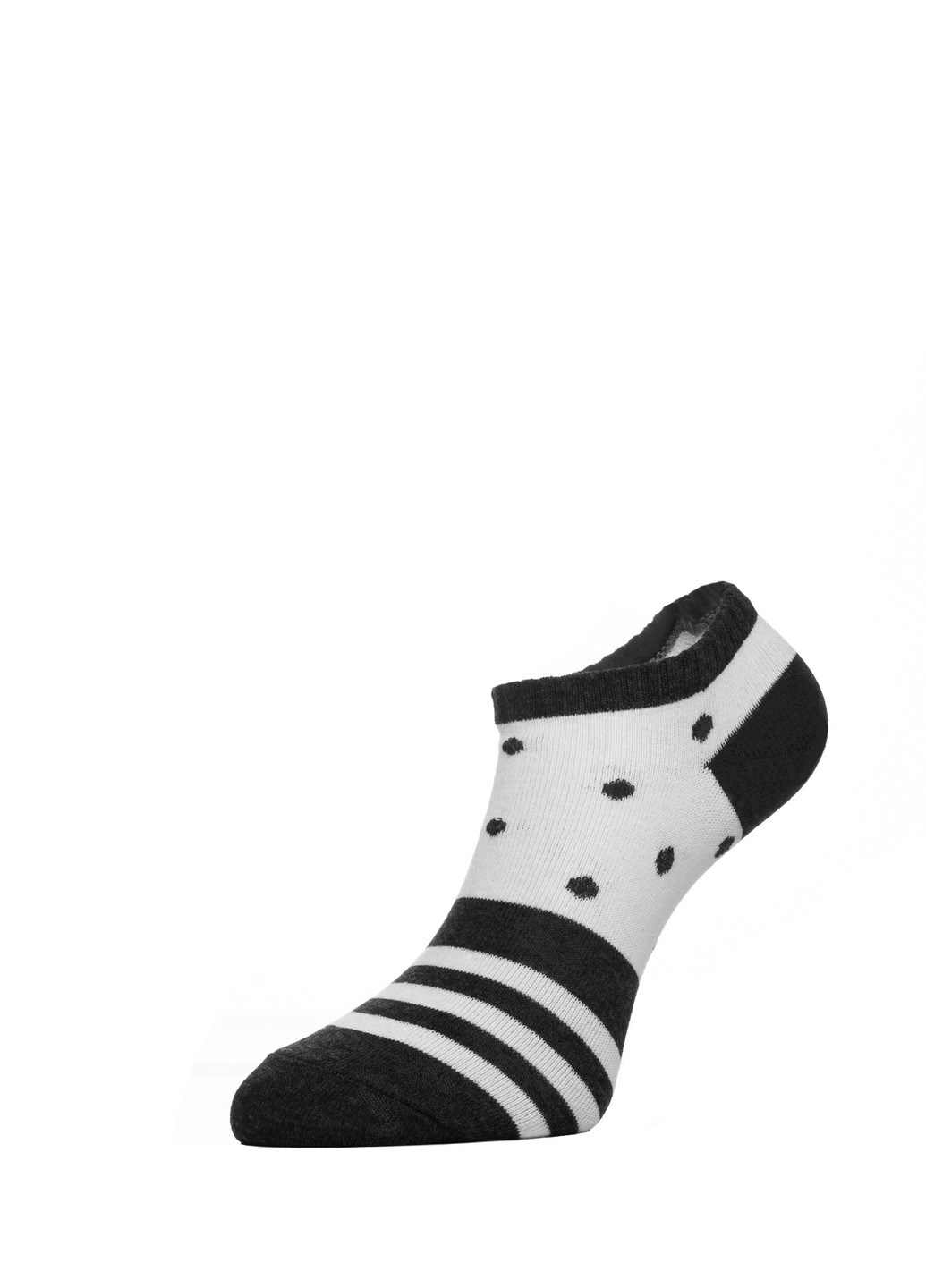 Шкарпетки жін. арт., р.25, 408 сірий-білий-чорний CHOBOT 50s-68 (225542664)