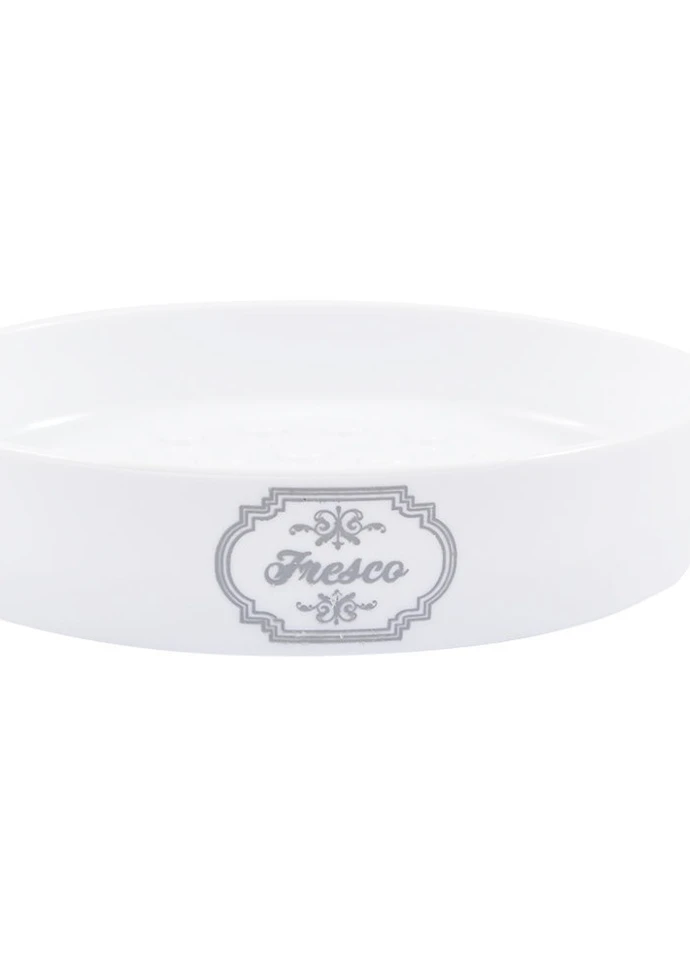 Мыльница Fresco White белая (54524) Arino (253743862)