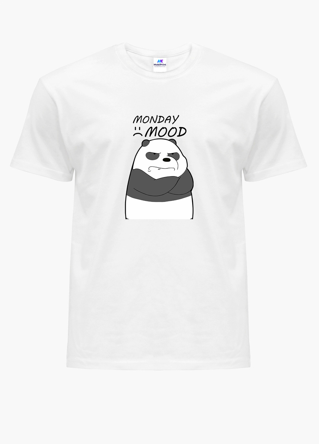 Біла демісезонна футболка дитяча вся правда про ведмедів (we bare bears) білий (9224-2899) 164 см MobiPrint