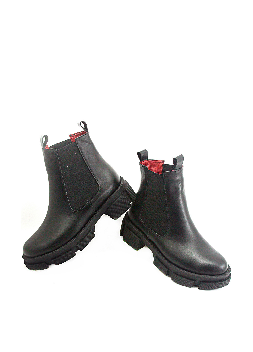 Осенние ботинки челси Mila на тракторной подошве