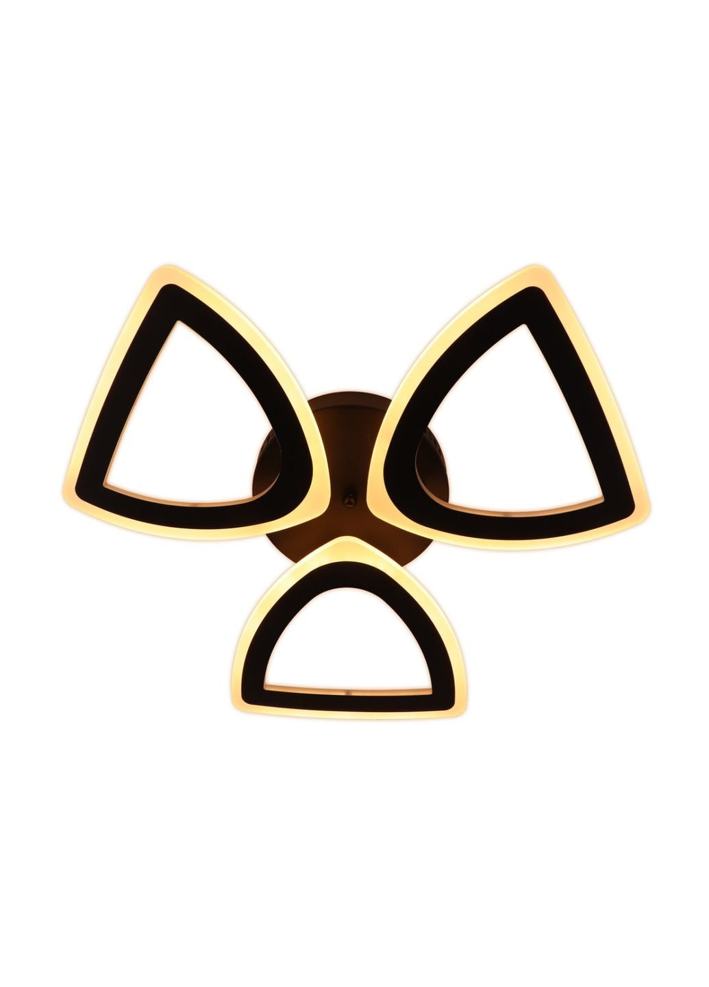 Люстра потолочная LED с пультом A2410/3-bk Черный 8х57х57 см. Sunnysky (253528129)