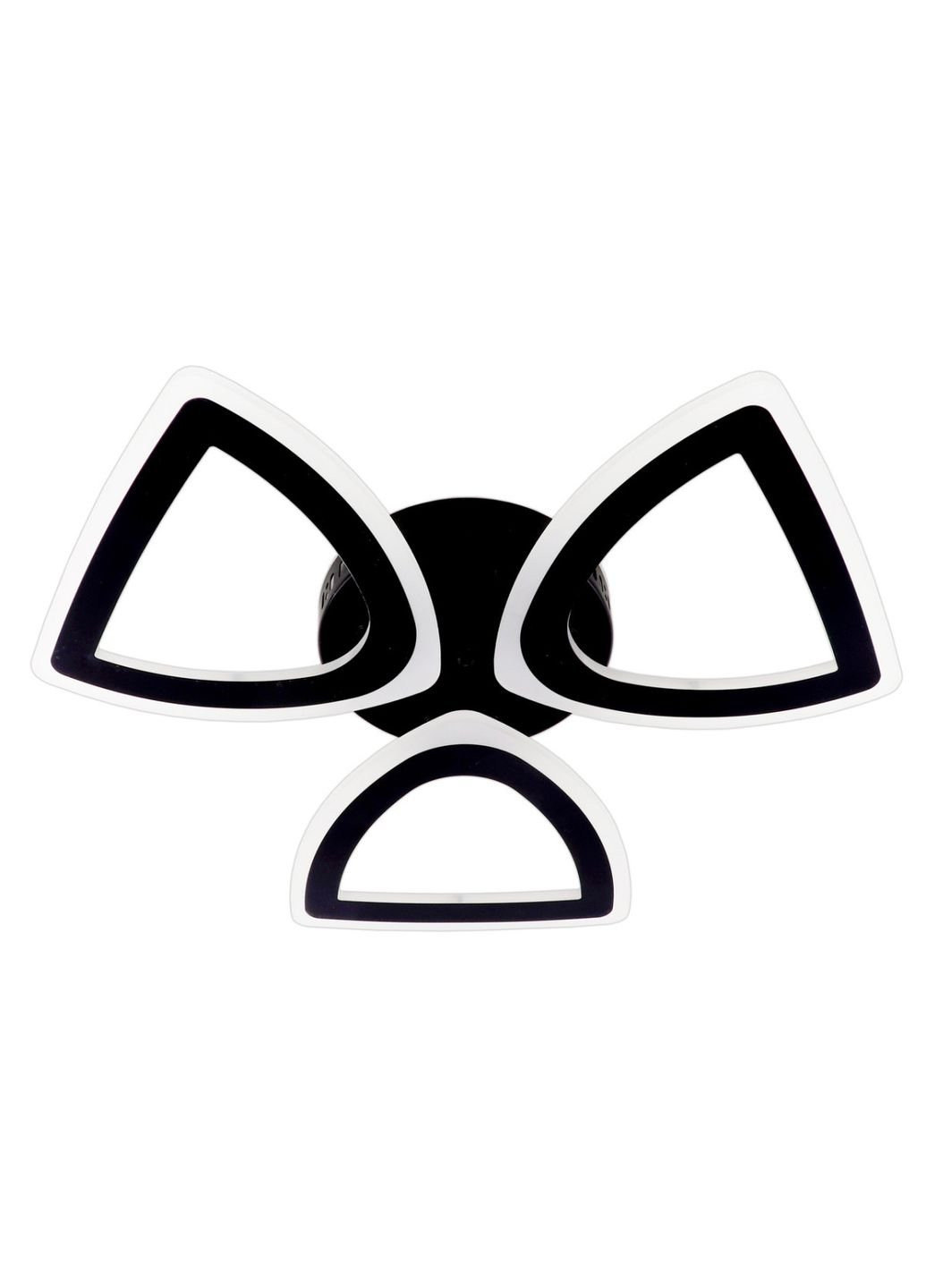 Люстра потолочная LED с пультом A2410/3-bk Черный 8х57х57 см. Sunnysky (253528129)